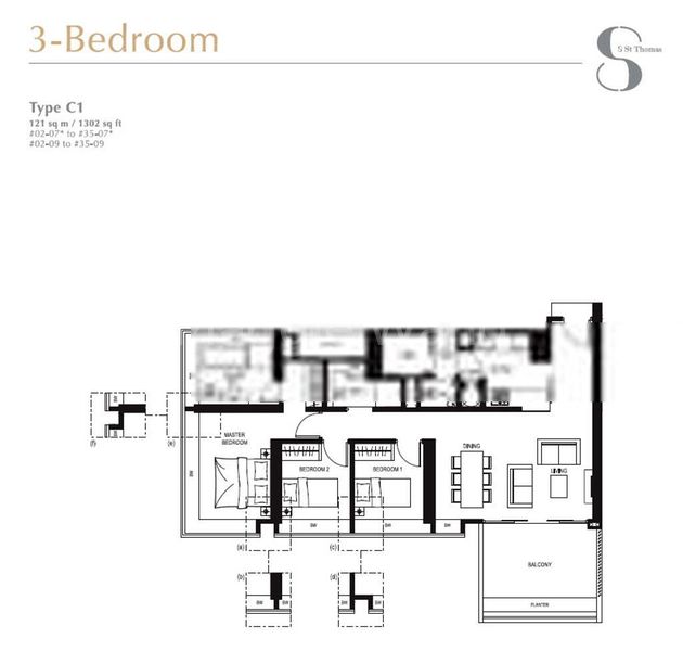 3 Bed Condo for Rent in  8 Saint Thomas - Image 8